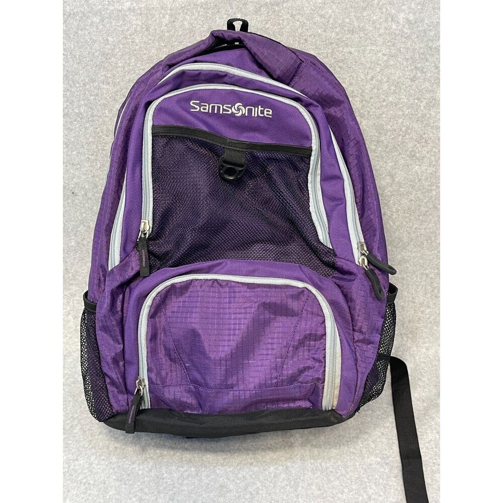 Samsonite Backpack Travel Bag Purple